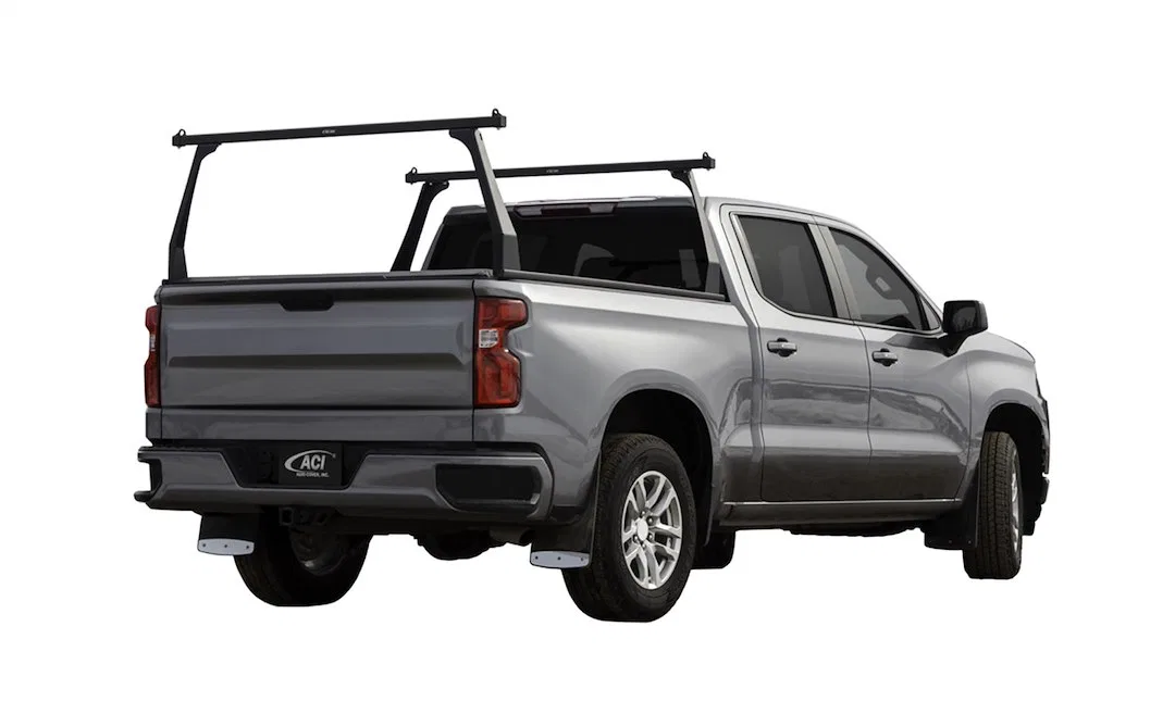 F3050052 – ACCESS Ladder Rack, 500 Pound Capacity Stake Pocket Mount Direct-Fit 23 Inch Height Matte Black Aluminum